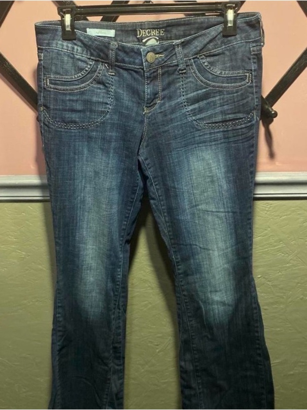 Decree Low Rise Flare Jeans